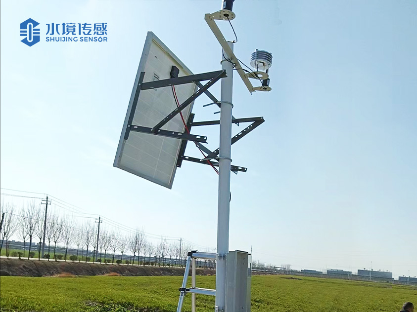 安徽靈璧縣縣政府產業園安裝農業氣象站